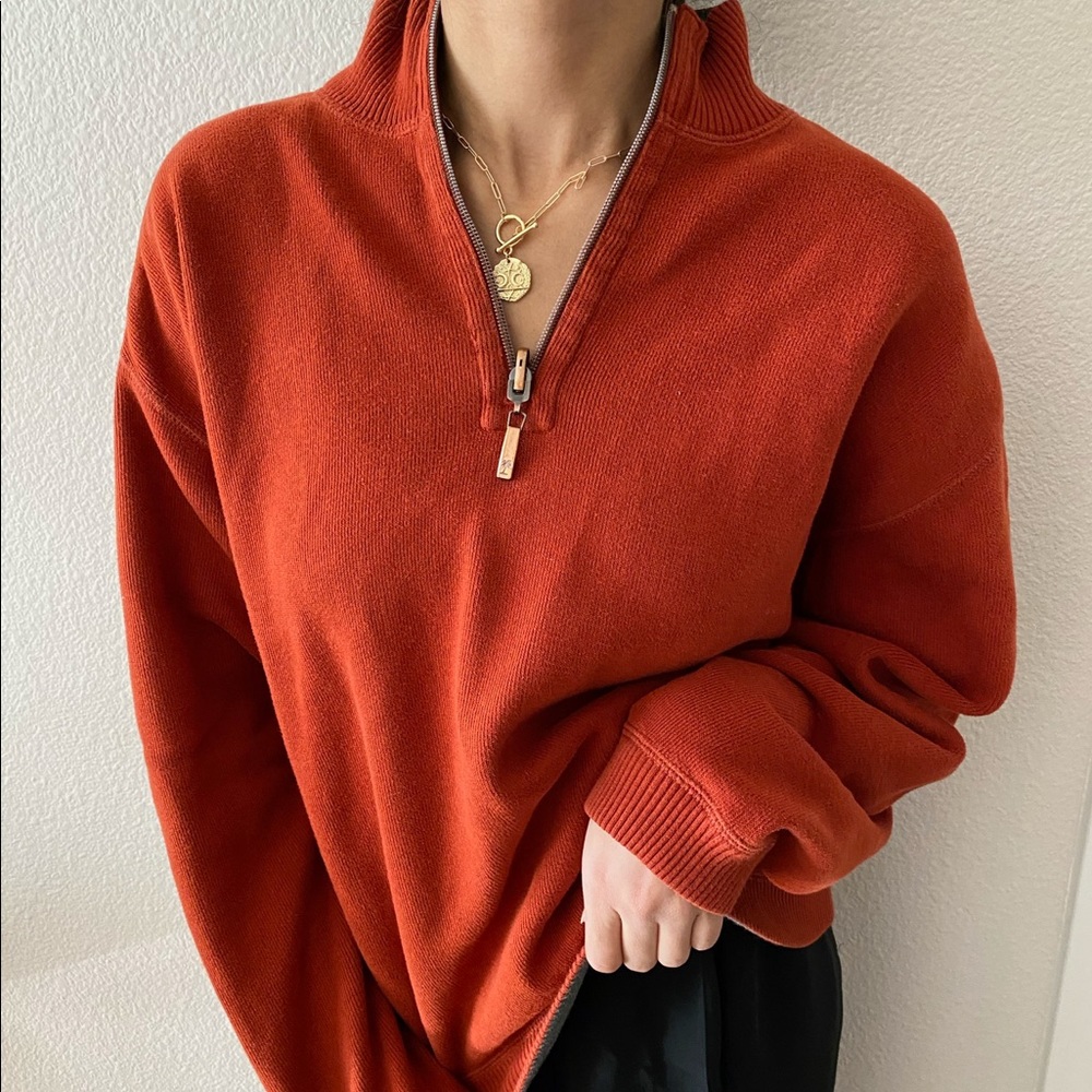 Vintage Rust Zip-Up